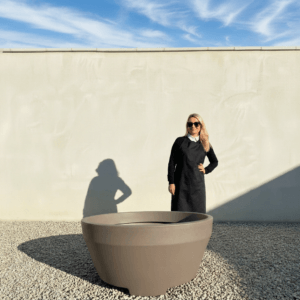 The Capri Pot 110 Colour Clay (Resin)