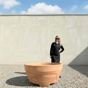 The Capri Pot 110 Colour Terracotta (Resin)