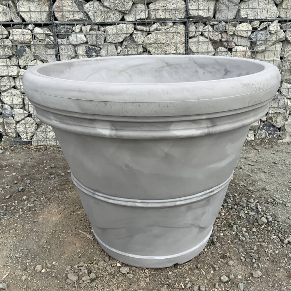 The Milan Pot 100 Colour Greystone - Sutton Manor Nursery