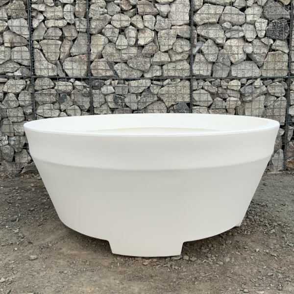The Capri Pot 150 Colour Snow White - IMG 3753 scaled