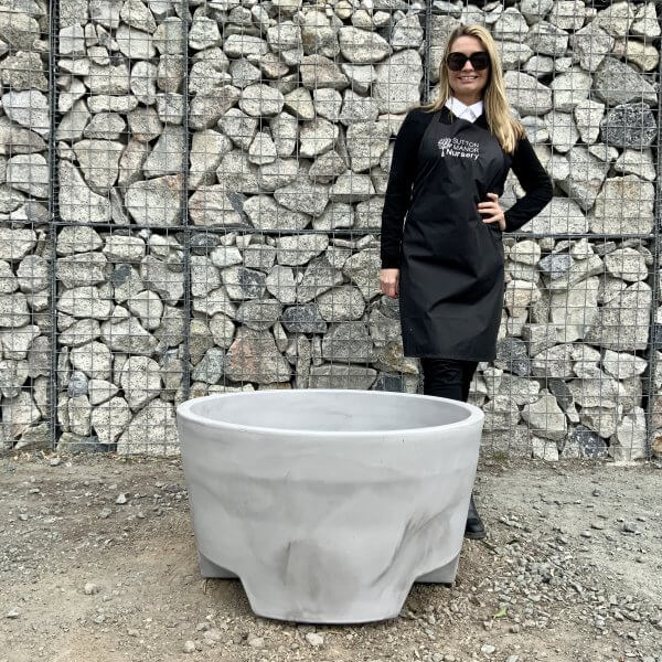 The Capri Pot 80 Colour Greystone - IMG 3797 scaled