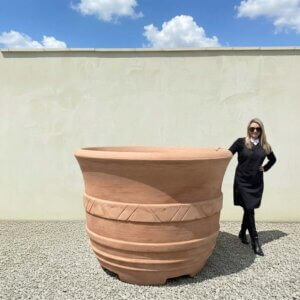 The Mediterranean Pot 173 Colour Terracotta (Resin)