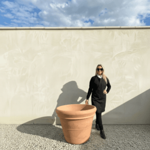 The Milan Pot 85 Colour Terracotta (Resin)