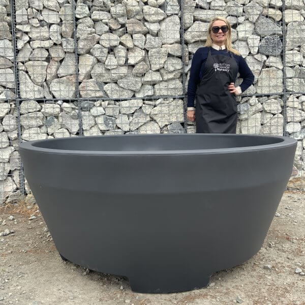 The Capri Pot 150 Colour Charcoal - IMG 7056 scaled