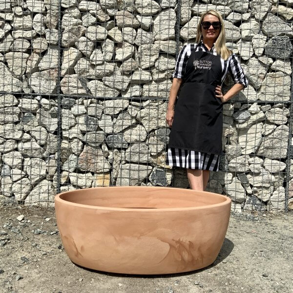 The Florence Oval Pot 100 (Colour Terracotta)