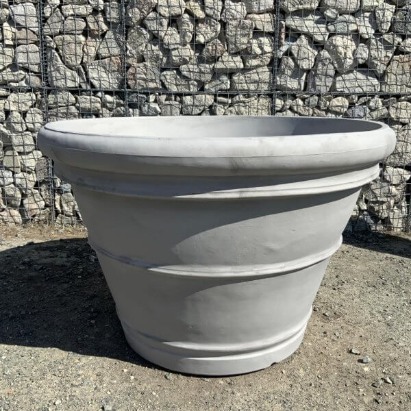 The Milan Pot 135 Colour Greystone - milan 135 greyst