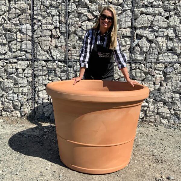 The Brunello Pot 100 Colour Terracotta - t1 1