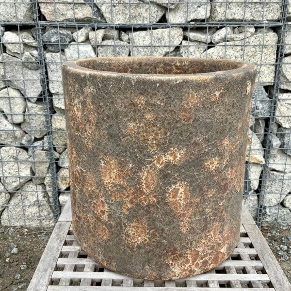 The Atlantis 40 Cylinder "Golden Rust" Plant Pot - 1 16