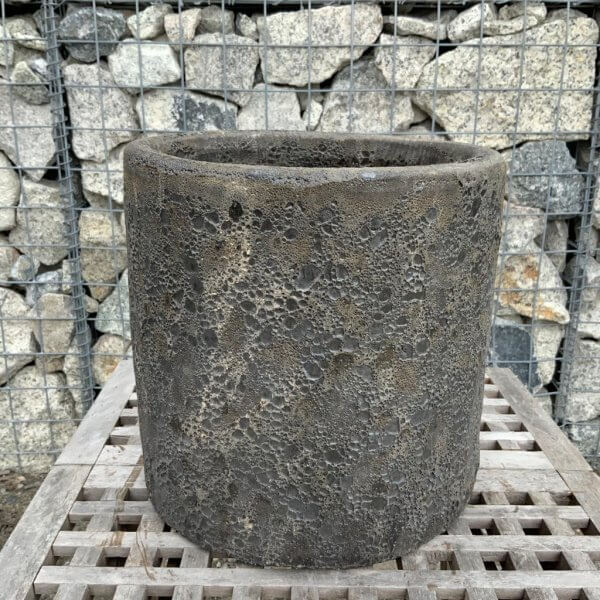 The Atlantis 30 Cylinder "Charcoal" Plant Pot - 1 18
