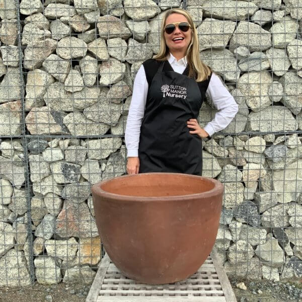 Iron Stone 54 - Egg Shaped Plant Pot (Black Vietnamese Clay) - WhatsApp Image 2023 09 28 at 09.45.59