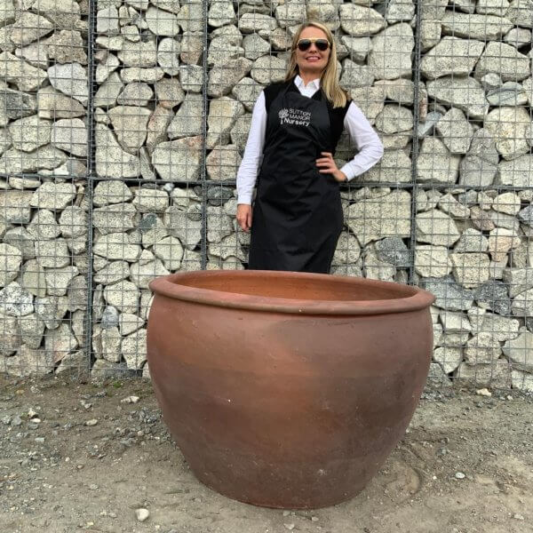 Iron Stone 88 - Round Rim Plant Pot (Black Vietnamese Clay) - WhatsApp Image 2023 09 28 at 09.46.00 1