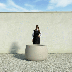 The Barolo Pot 110 Colour Champagne (Resin)