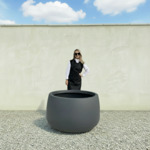 The Barolo Pot 110 Colour Charcoal (Resin)