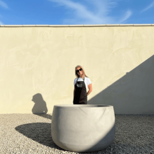 The Barolo Pot 110 Colour Grey Stone (Resin)