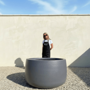 The Barolo Pot 125 Colour Charcoal (Resin)