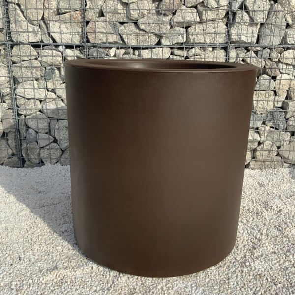 The Sicilian Cylinder Pot 85 Colour Mocha Brown - IMG 8098 scaled