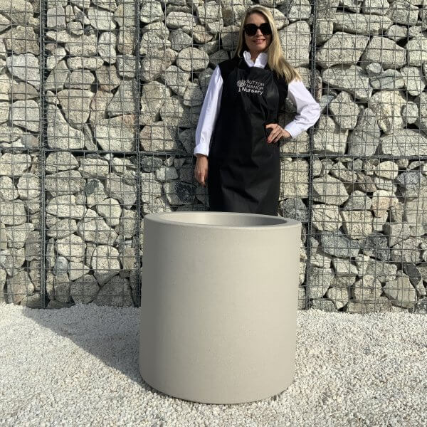 The Sicilian Cylinder Pot 60 Colour Champagne - IMG 8109 scaled