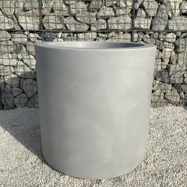 The Sicilian Cylinder Pot 85 Colour Grey Stone - IMG 8116 scaled