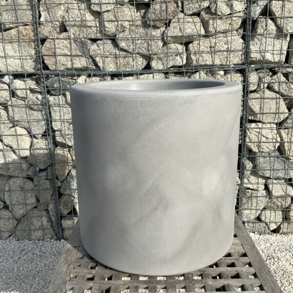 The Sicilian Cylinder Pot 40 Colour Grey Stone - IMG 8120 scaled
