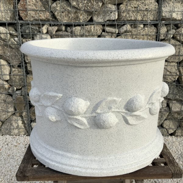 The Tuscany Fruit Pot 50 Colour Granite White - IMG 8234 scaled