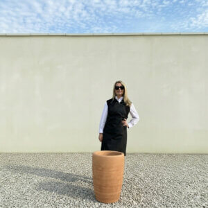 The Pompei Pot 60 Colour Terracotta (Resin)