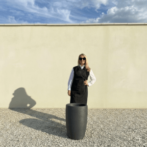 The Pompei Pot 60 Colour Charcoal (Resin)