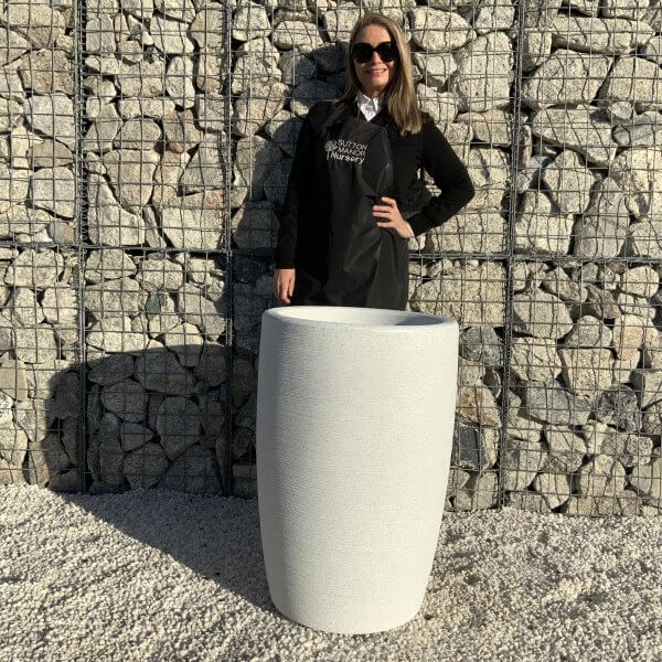 The Pompei Pot 75 Colour White Granite - IMG 8353 scaled
