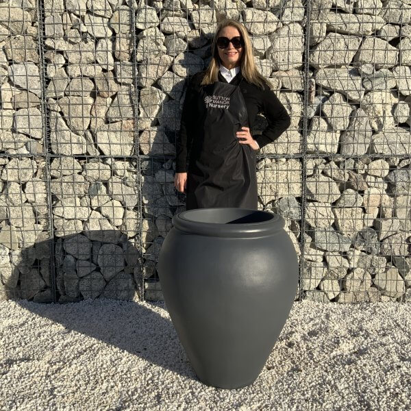 The Olive Jar / Vase Colour Charcoal - IMG 8365 scaled