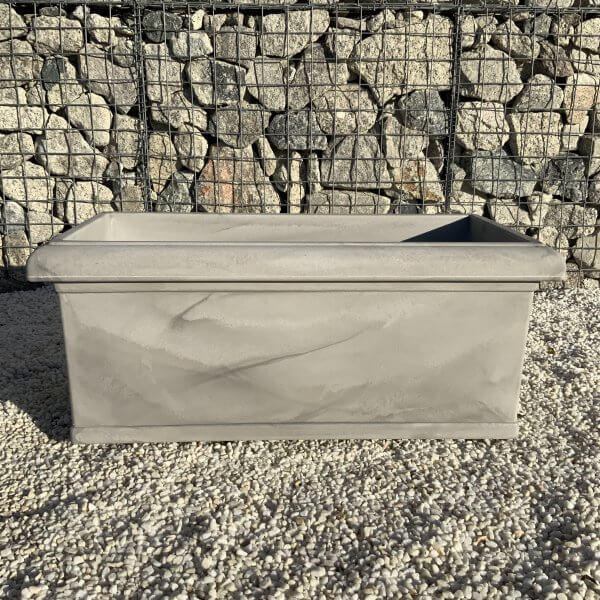 The Como Rectangle Pot 90 Colour Grey Stone - IMG 8386 scaled