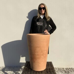 The San Marino Pot 55 Colour Terracotta (Resin)