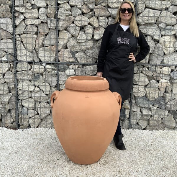Terracotta Tuscan Jar / Urn Large (Handmade) - 1BFDC2B8 6FFB 473B 9861 FE7E610E054D 1 105 c