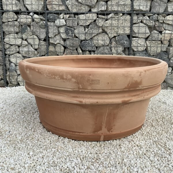 Terracotta Tuscan Pot Shallow Bowl 100 (Handmade) - 5C3E8AFC 0D43 4AE4 84DF AE21A8D570EE 1 105 c