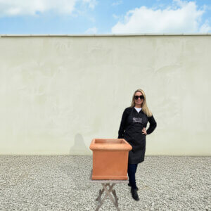 Terracotta Tuscan Planter Cube/Square Window Box 50 (Handmade)