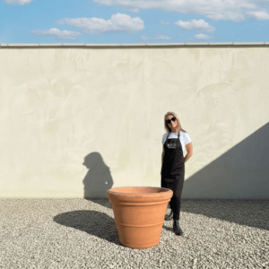 Terracotta Tuscan Pot Rolled Rim Large 70 (Handmade)