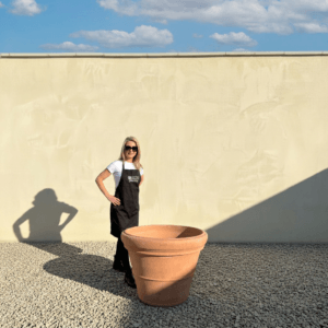 Terracotta Tuscan Pot Rolled Rim Large 80 (Handmade)