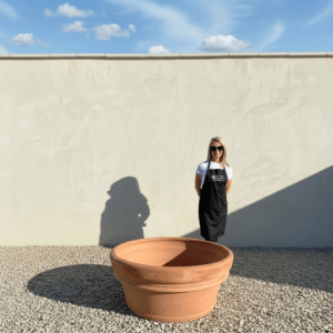 Terracotta Tuscan Pot Shallow Bowl 110 (Handmade)
