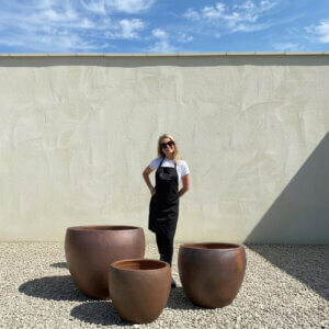 The Mui Ne Iron Stone Plant Pots