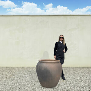 The Sa Pa 70 Old Stone Jar Plant Pot