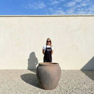 The Sa Pa 70 Old Stone Jar Plant Pot