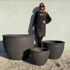 The Tam Coc Atlantis Shades Of Volcanic Coral Plant Pots