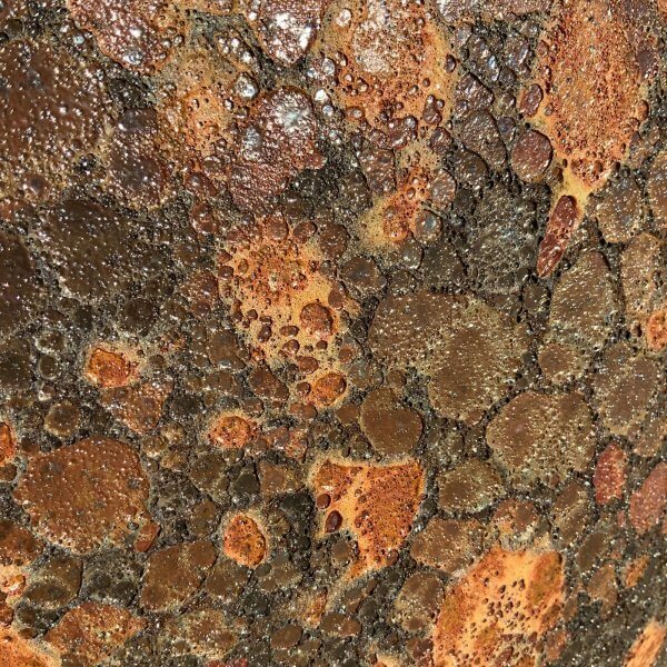 The Tam Coc Atlantis Shades Of Golden Rust Plant Pots - c 2