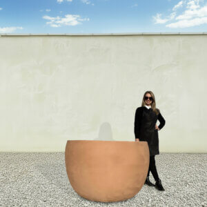 Terracotta Tuscan Big Bell Plant Pot 120 (Handmade)