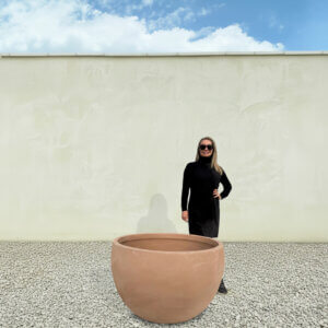 Terracotta Tuscan Big Bell Plant Pot 85 (Handmade)