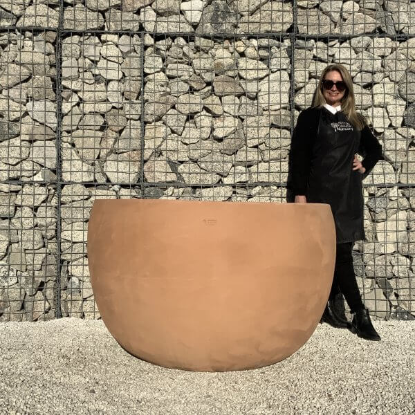 Terracotta Tuscan Big Bell Plant Pot 120 (Handmade)