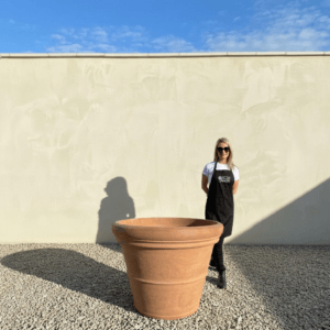 Terracotta Tuscan Pot Rolled Rim Large 90 (Handmade)