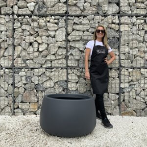 The Barolo Pot 80 Colour Charcoal (Resin)