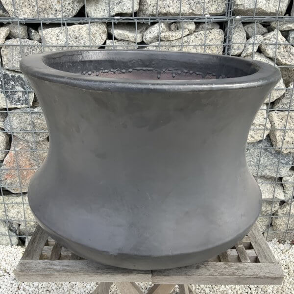 The Rach Gia Glazed Shades Of Grey Plant Pots - Image 6