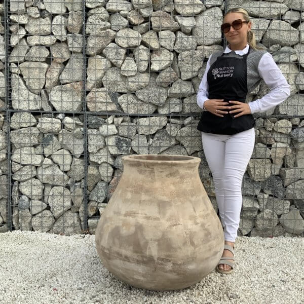 The Binh Duong Jar Wabi-Sabi Colour Velvet Brown Plant Pot