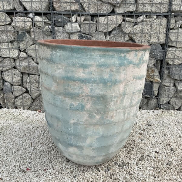The Ninh Binh Wabi-Sabi Colour Sea Green Plant Pots - Image 4