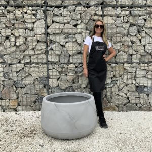 The Barolo Pot 80 Colour Greystone (Resin)